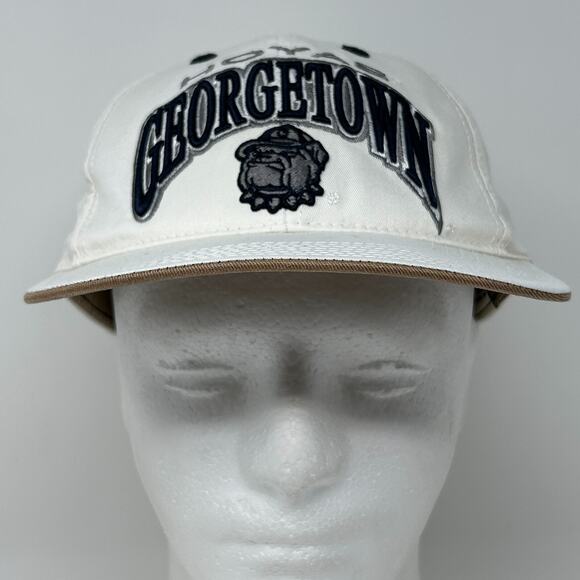 Georgetown University Hoyas Hat Cap NCAA Top of the World Strapback White - Picture 2 of 11